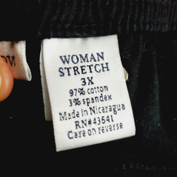 Croft and barrow pull on capris Stretch Size 3X - Picture 6 of 7